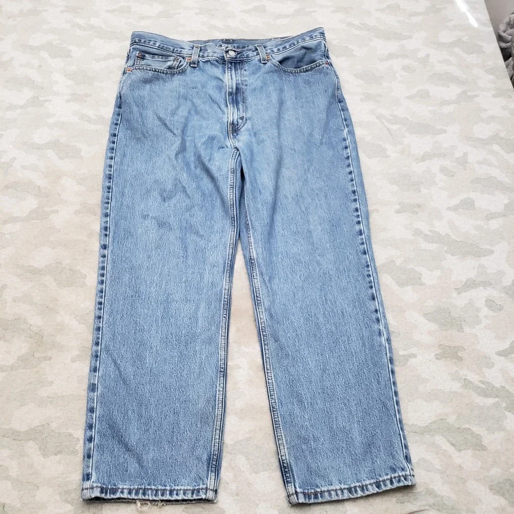 Levi's 550 Jeans Mens 38x30 Blue Relaxed Pockets Denim Medium Wash